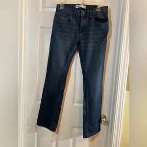 🎀  Nwot Boys Levi’s 511 w28 x L 28   Dark wash  regular